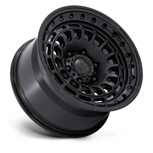 Black Rhino Hard Alloys Br014 Sahara 17X9 5X127 -12MM Matte Black W/ Gloss Black Lip
