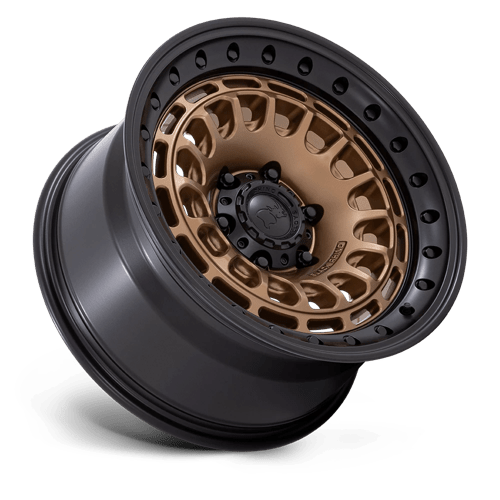 Black Rhino Hard Alloys Br014 Sahara 17X9 6X139.7 -12MM Matte Bronze W Gloss Black Lip