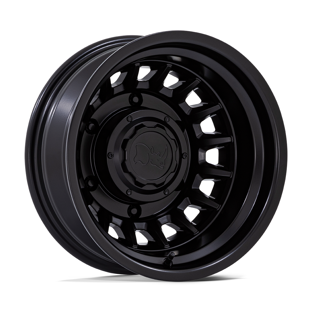 Black Rhino Hard Alloys Br019 Aliso Dually 16X6 6X205 -130MM Matte Black