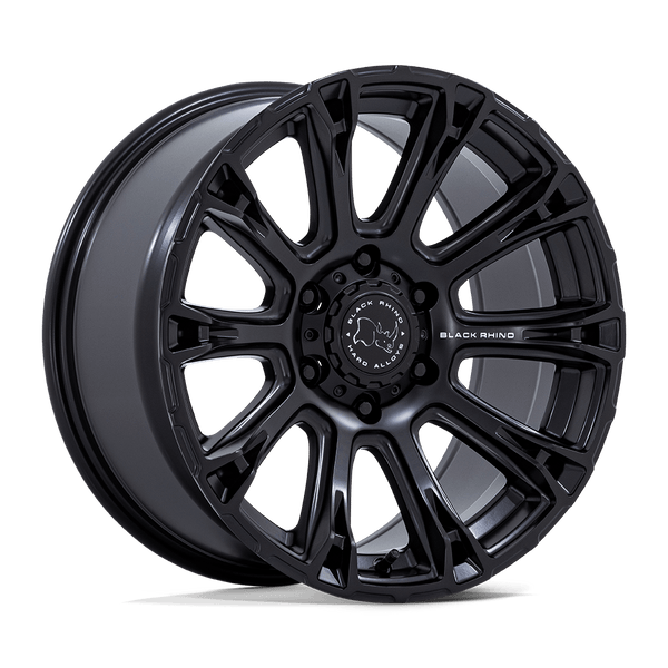 Black Rhino Hard Alloys Br020 Diamondback 18X9 6X139.7 +12MM Matte Black