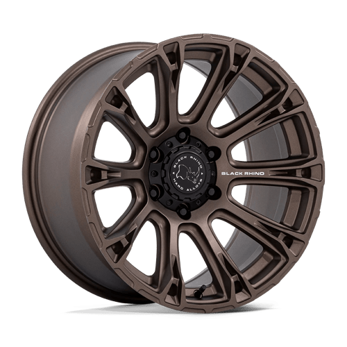 Black Rhino Hard Alloys Br020 Diamondback 20X9 6X139.7 -12MM Burnt Bronze