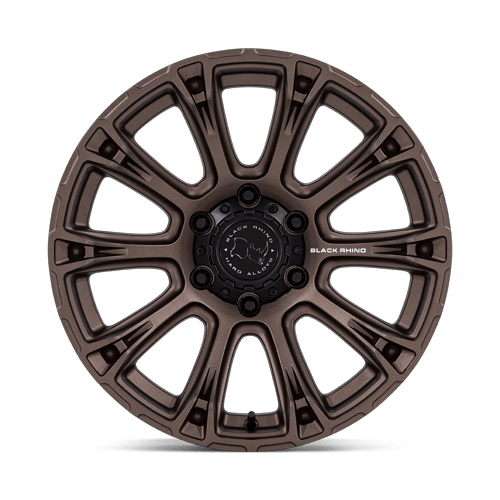 Black Rhino Hard Alloys Br020 Diamondback 18X9 6X139.7 +12MM Burnt Bronze
