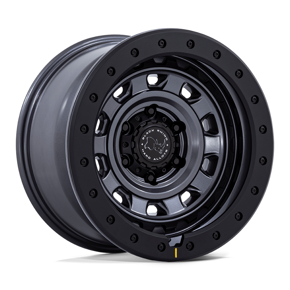 Black Rhino Hard Alloys Br023 Xplorer 17X9 6X114.3 +12MM Matte Gunmetal W/ Matte Blk-Lp