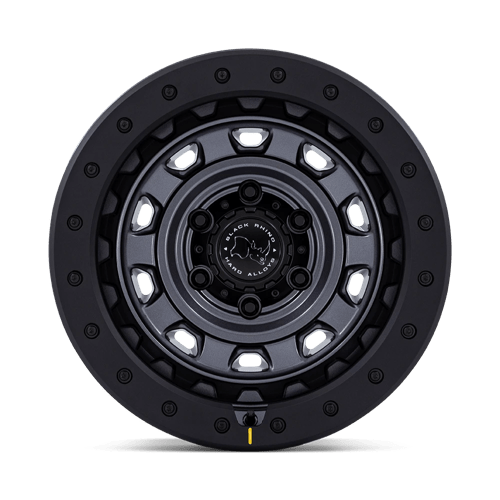 Black Rhino Hard Alloys Br023 Xplorer 17X9 6X139.7 -12MM Matte Gunmetal W/ Matte Blk-Lp