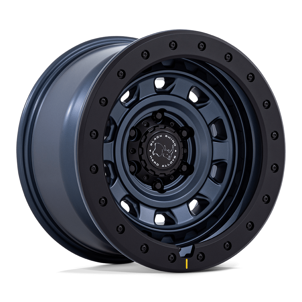 Black Rhino Hard Alloys Br023 Xplorer 17X9 6X139.7 -12MM Metallic Blue W/ Matte Black L