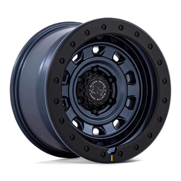 Black Rhino Hard Alloys Br023 Xplorer 17X9 6X139.7 -12MM Metallic Blue W/ Matte Black L