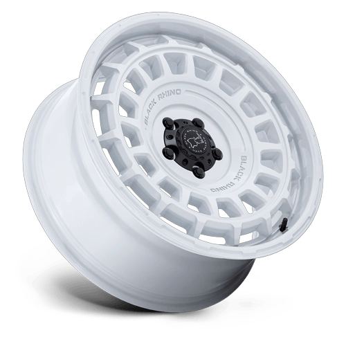 Black Rhino Hard Alloys Br024 Awol 20X8.5 6X139.7 +25MM Gloss White