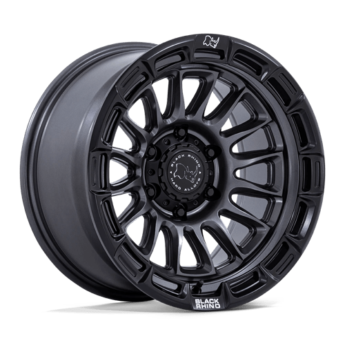 Black Rhino Hard Alloys Br025 Rival 20X9 5X127 +1MM Matte Gunmetal W/ Matte Blk-Lp