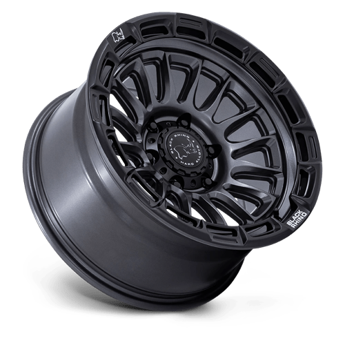 Black Rhino Hard Alloys Br025 Rival 17X8.5 6X139.7 +10MM Matte Gunmetal W/ Matte Blk-Lp