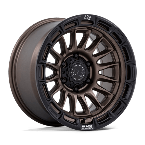Black Rhino Hard Alloys Br025 Rival 20X9 6X135 +1MM Burnt Bronze W/ Matte Blk-Lp