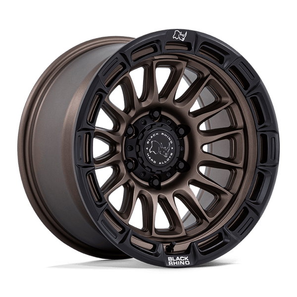 Black Rhino Hard Alloys Br025 Rival 17X9 6X139.7 -12MM Burnt Bronze W/ Matte Blk-Lp