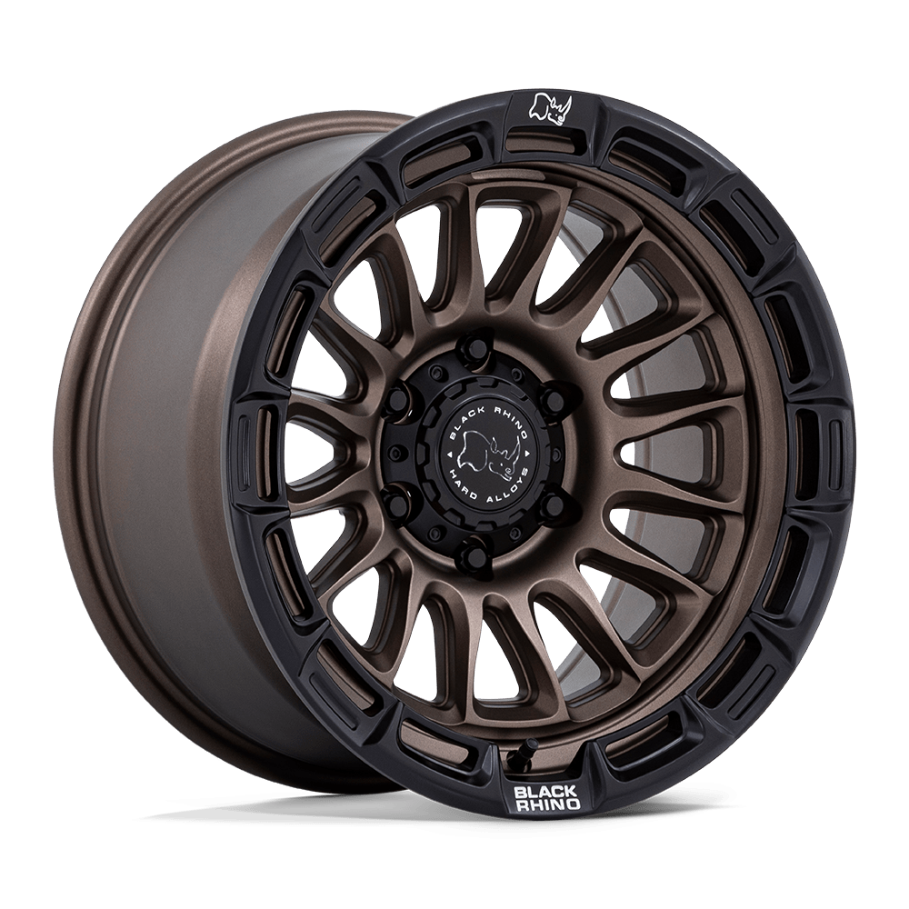 Black Rhino Hard Alloys Br025 Rival 17X9 5X127 -12MM Burnt Bronze W/ Matte Blk-Lp