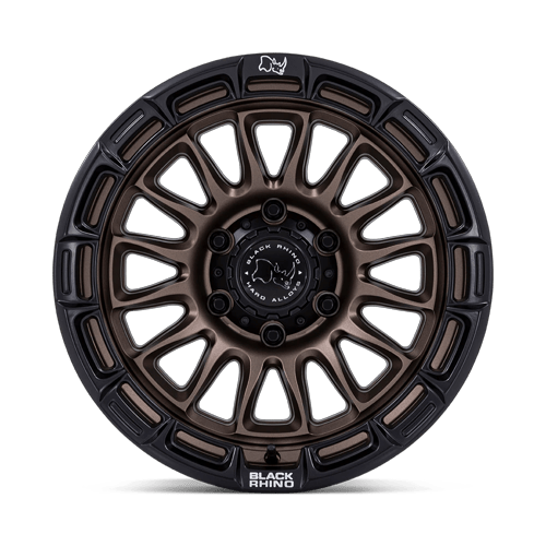 Black Rhino Hard Alloys Br025 Rival 20X9 6X139.7 +1MM Burnt Bronze W/ Matte Blk-Lp
