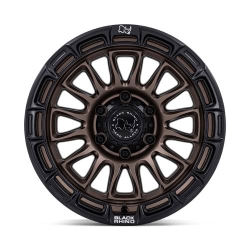 Black Rhino Hard Alloys Br025 Rival 20X9 6X135 +1MM Burnt Bronze W/ Matte Blk-Lp