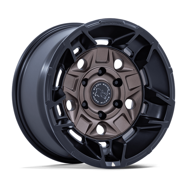 Black Rhino Hard Alloys Br028 Guard 17X8.5 6X139.7 +35MM Burnt Bronze W/ Matte Blk-Lp