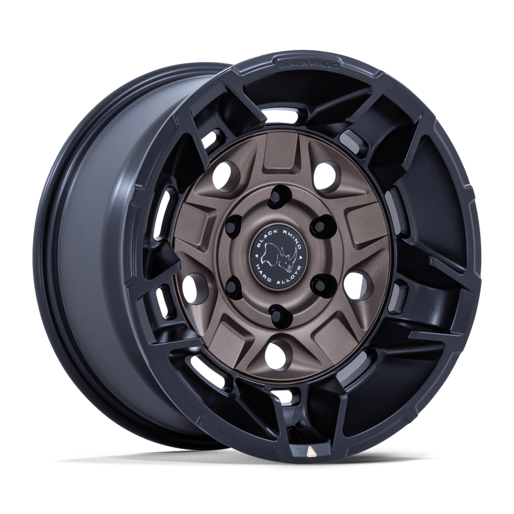 Black Rhino Hard Alloys Br028 Guard 17X8.5 6X139.7 +0MM Burnt Bronze W/ Matte Blk-Lp