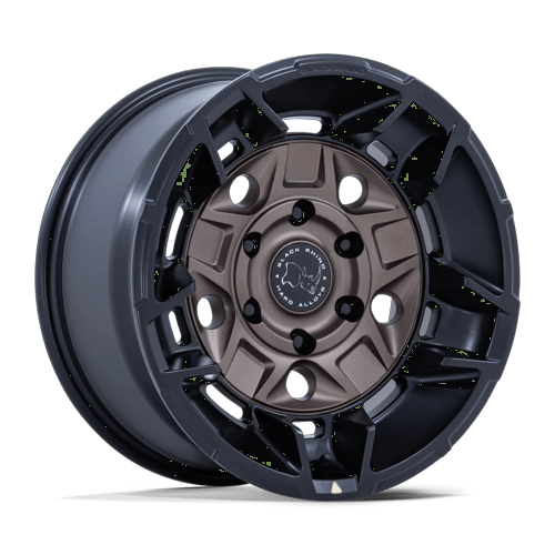 Black Rhino Hard Alloys Br028 Guard 17X8.5 6X139.7 +25MM Burnt Bronze W/ Matte Blk-Lp