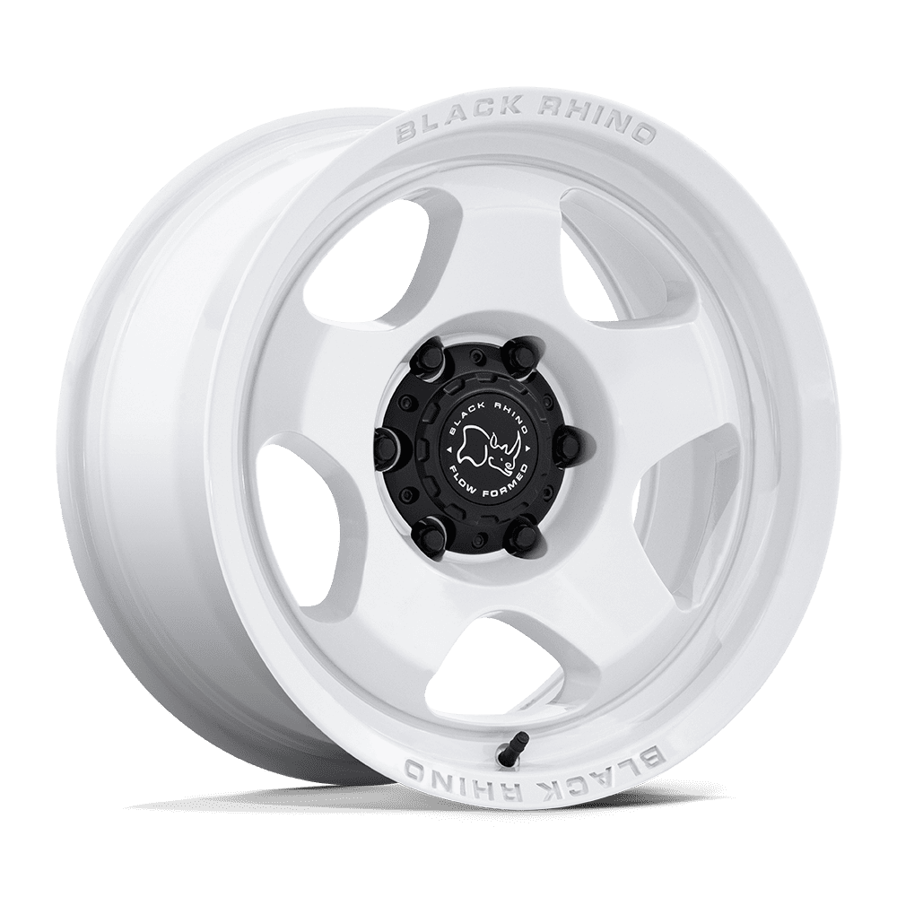 Black Rhino Hard Alloys Br031 Sol 17X9 6X135 +12MM Gloss White
