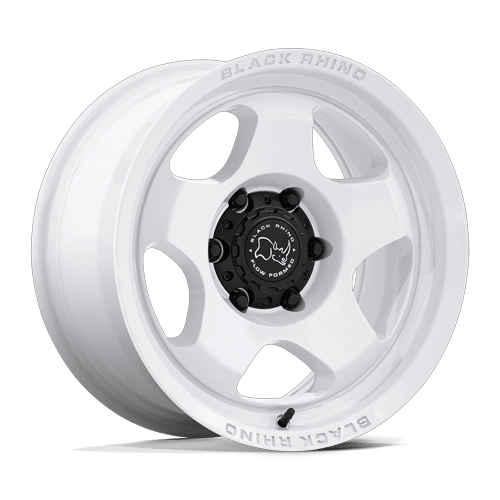 Black Rhino Hard Alloys Br031 Sol 17X8 5X110 +38MM Gloss White