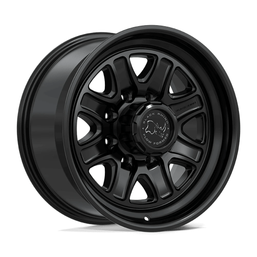 Black Rhino Hard Alloys Br032 Echo 18X9 8X165.1 +12MM Matte Black