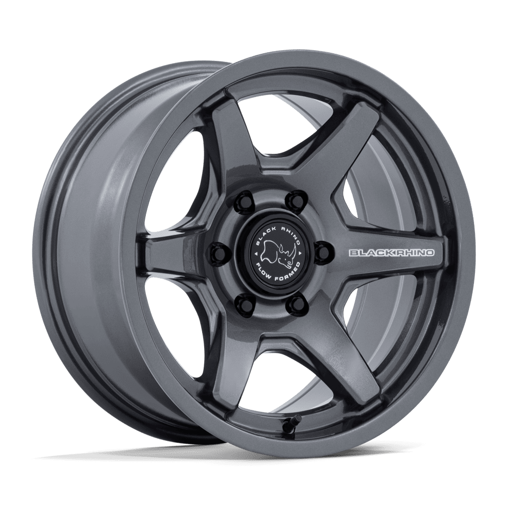Black Rhino Hard Alloys Br035 Kuma 17X8.5 6X139.7 +25MM Gloss Gunmetal