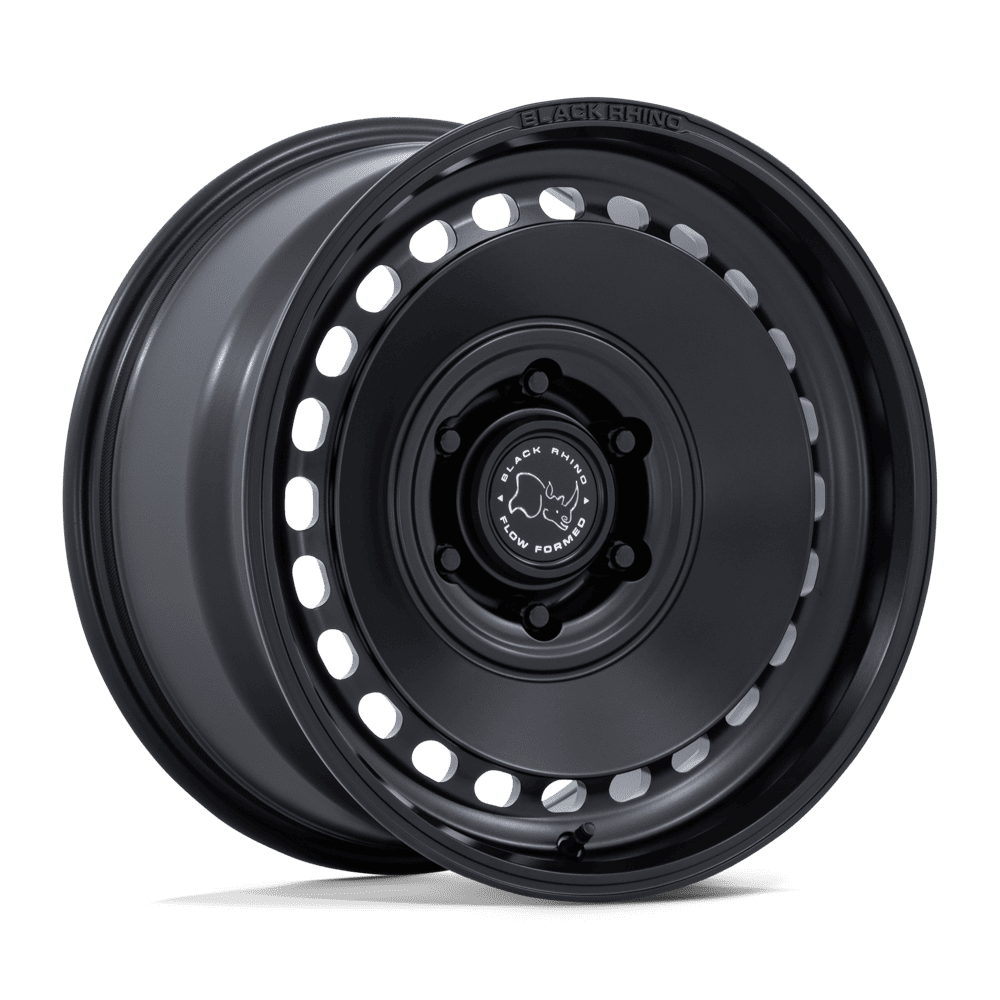 Black Rhino Hard Alloys Br036 Basin 17X8.5 6X135 +25MM Matte Black