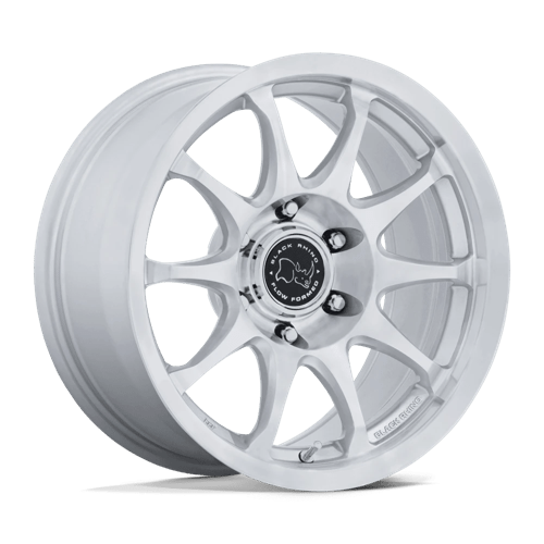 Black Rhino Hard Alloys Br038 Ronin 17X8.5 6X135 +0MM Gloss Silver W/ Machined Face
