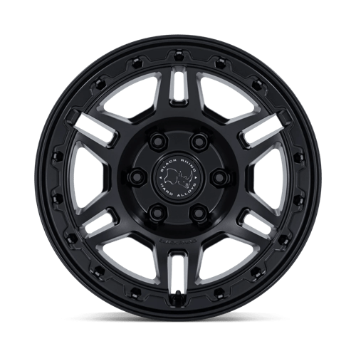 Black Rhino Hard Alloys Br039 Vanguard 20X9 6X130 +15MM Matte Black