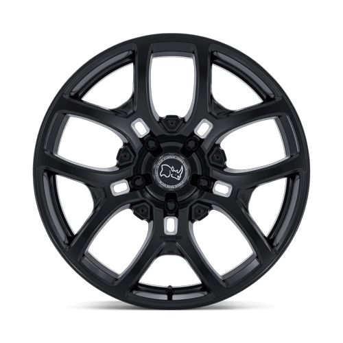 Black Rhino Hard Alloys Br406 Rockledge 20X8.5 5X139.7 +35MM Matte Black