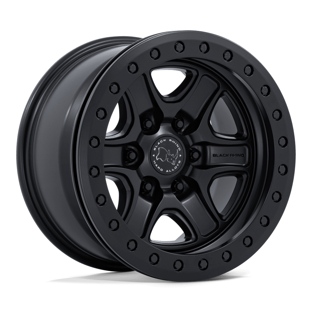 Black Rhino Hard Alloys Br200 Echo Trail Lock Beadlock 18X9 6X139.7 +12MM Matte Black