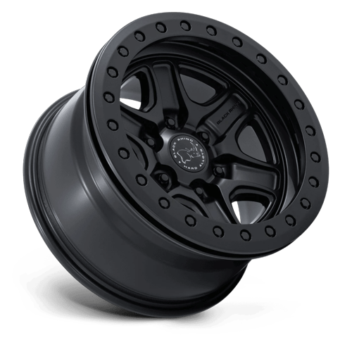 Black Rhino Hard Alloys Br200 Echo Trail Lock Beadlock 17X8.5 6X139.7 +0MM Matte Black