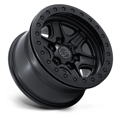 Black Rhino Hard Alloys Br200 Echo Trail Lock Beadlock 18X9 6X139.7 +12MM Matte Black