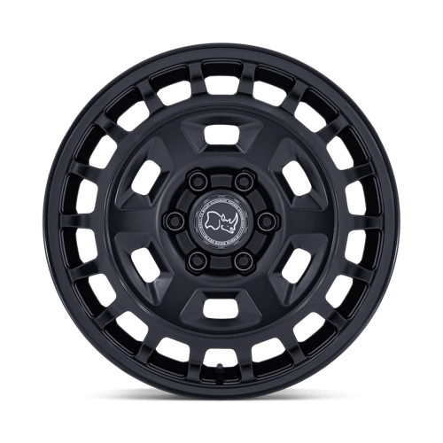 Black Rhino Hard Alloys Br405 Rover 17X8 6X139.7 +32MM Matte Black W/ Gloss Black Lip