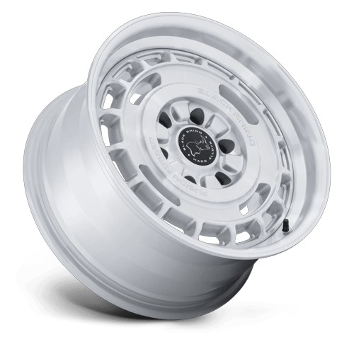 Black Rhino Hard Alloys Br600 Vagabond 17X8.5 6X139.7 +0MM Gloss Silver W/ Machined Face