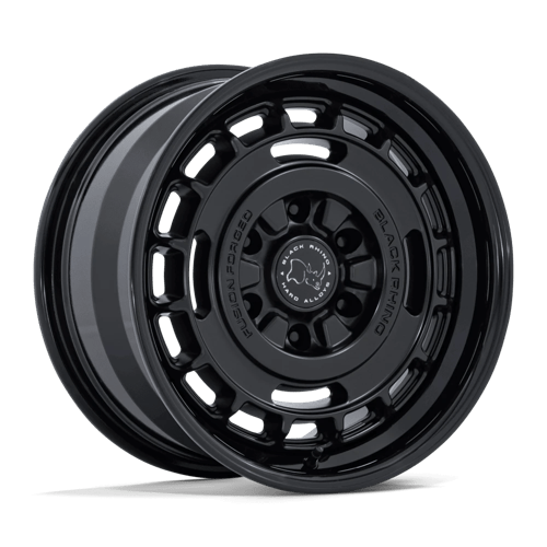 Black Rhino Hard Alloys Br600 Vagabond 17X8 6X139.7 +32MM Matte Black W/ Gloss Black Lip
