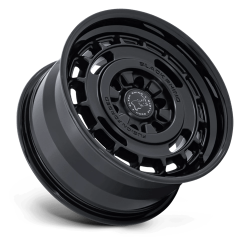 Black Rhino Hard Alloys Br600 Vagabond 17X8 6X139.7 +32MM Matte Black W/ Gloss Black Lip