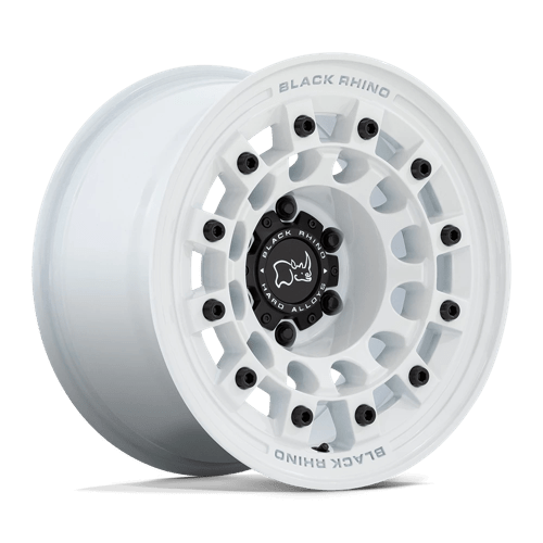 Black Rhino Hard Alloys Fuji 17X8 5X114.3 +30MM Gloss White