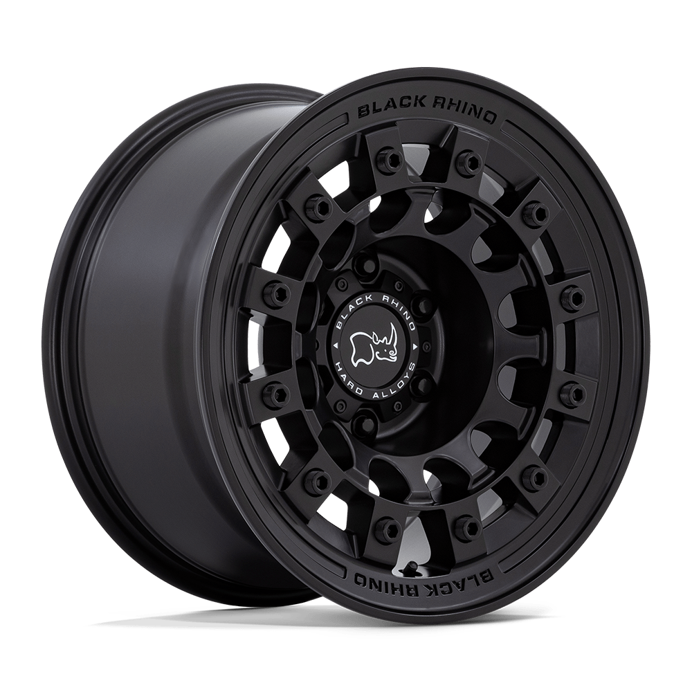 Black Rhino Hard Alloys Fuji 17X9 5X127 -12MM Matte Black