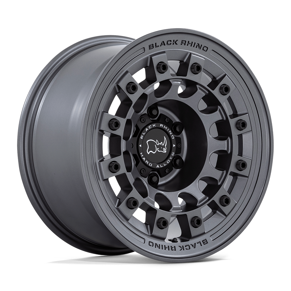 Black Rhino Hard Alloys Fuji 17X8 5X114.3 +38MM Matte Gunmetal