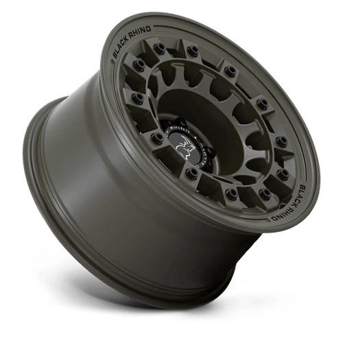 Black Rhino Hard Alloys Fuji 17X9 5X127 -12MM Olive Drab Green