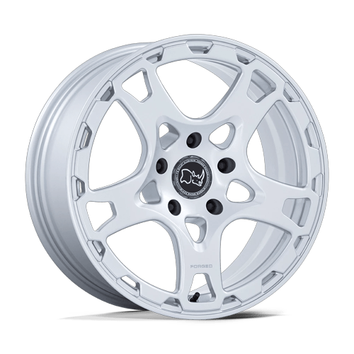 Black Rhino Hard Alloys Klaue 18X8 5X130 +20MM Matte Silver