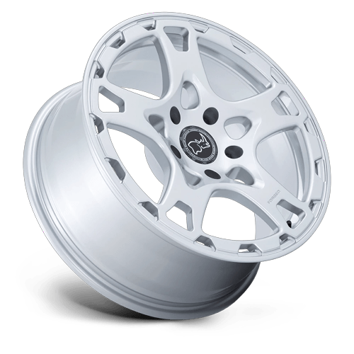 Black Rhino Hard Alloys Klaue 18X8 5X130 +20MM Matte Silver