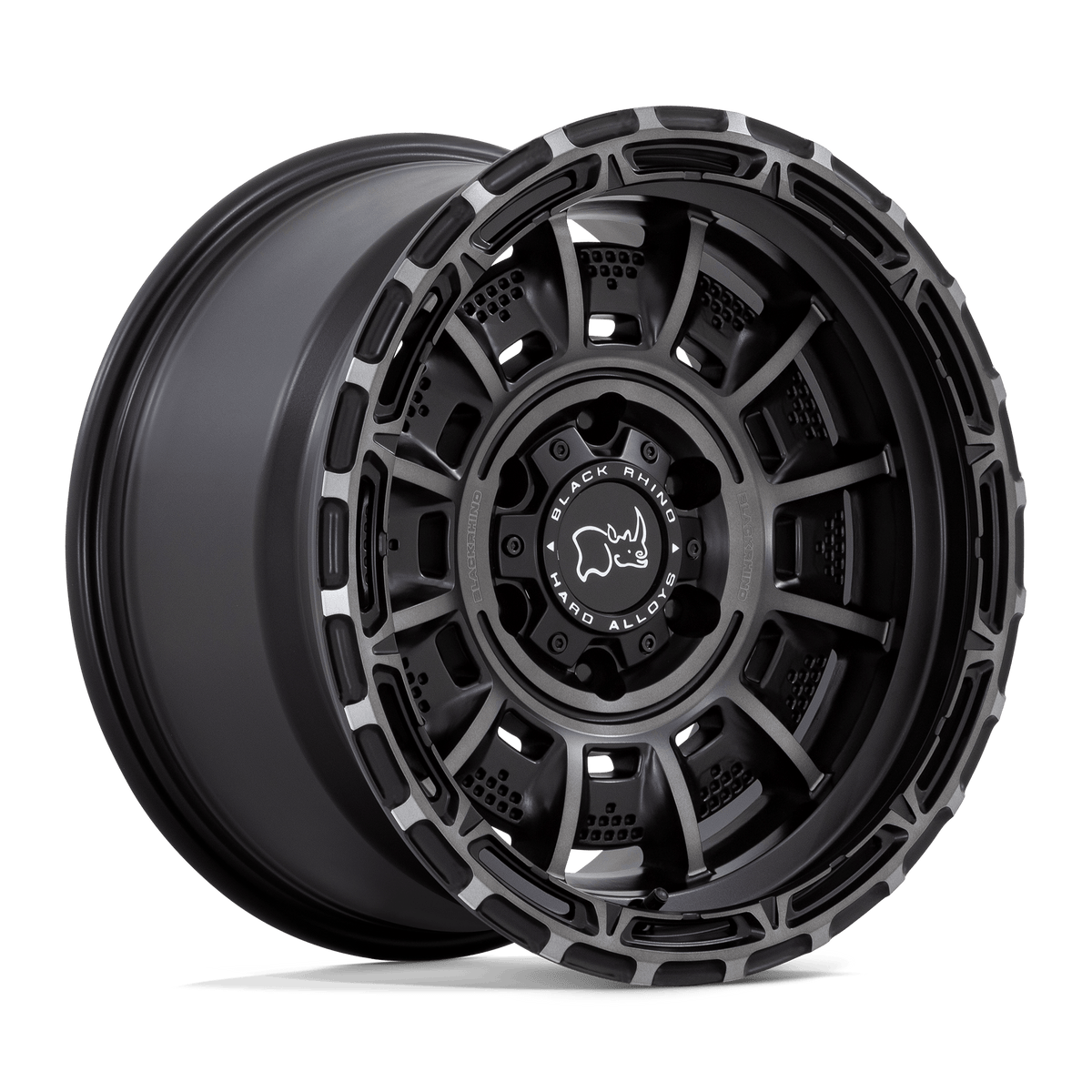 Black Rhino Hard Alloys Legion 20X10 6X135 -18MM Matte Black Gray Tint