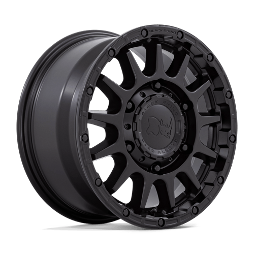 Black Rhino Hard Alloys Sequoia 16X8 5X130 +38MM Matte Black