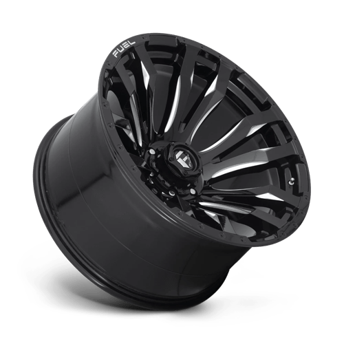 Fuel Off-Road D673 22X12 Gloss Black Milled 6x139.7 -44mm