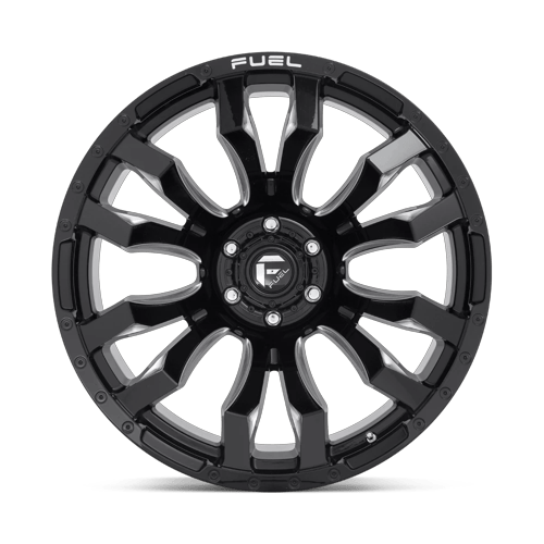 Fuel Off-Road D673 22X12 Gloss Black Milled 6x139.7 -44mm
