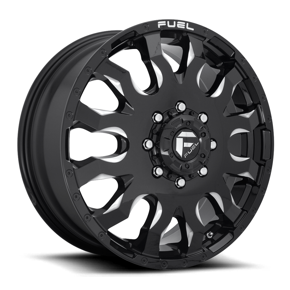 Fuel Off-Road D673 20X8.25 Gloss Black Milled 8x200 +105mm