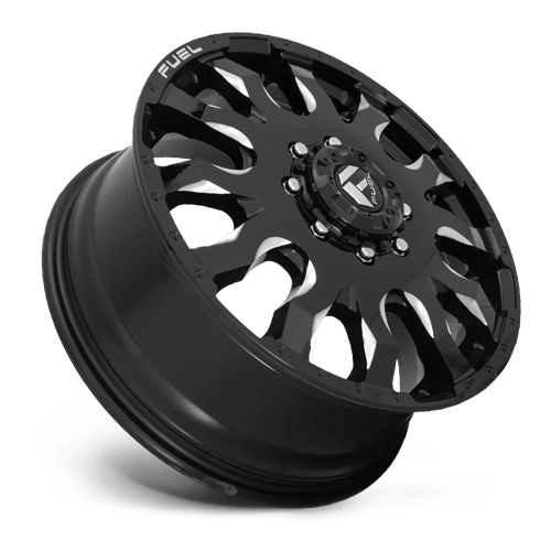 Fuel Off-Road D673 20X8.25 Gloss Black Milled 8x165.1 +105mm