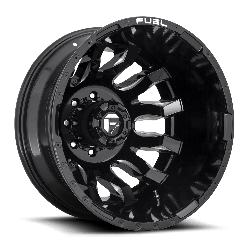 Fuel Off-Road D673 20X8.25 Gloss Black Milled 8x200 -202mm