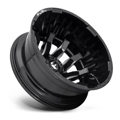 Fuel Off-Road D673 20X8.25 Gloss Black Milled 8x200 -202mm
